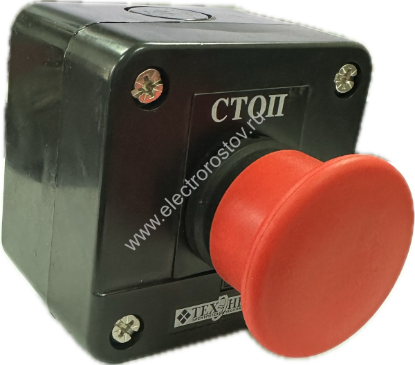 Пост кнопочный ПКЕ  222-1М  красн. гриб IP54