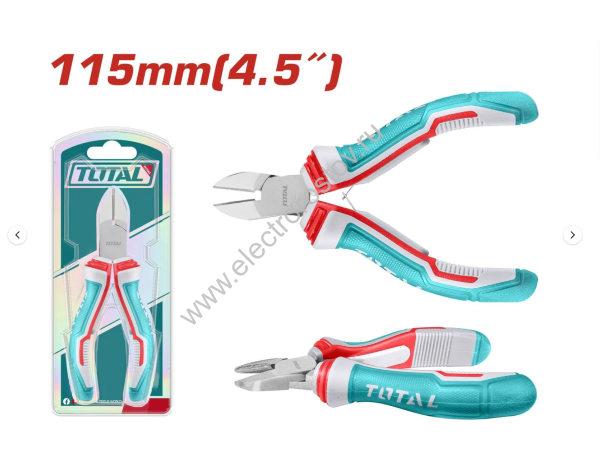 Мини бокорезы (кусачки) 115мм диагон. Total
