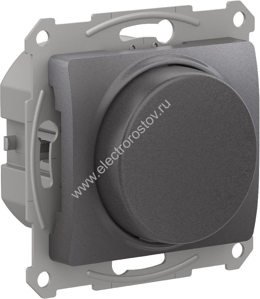 Glossa Графит Светорегулятор (диммер) LED 400Вт Schneider Electric