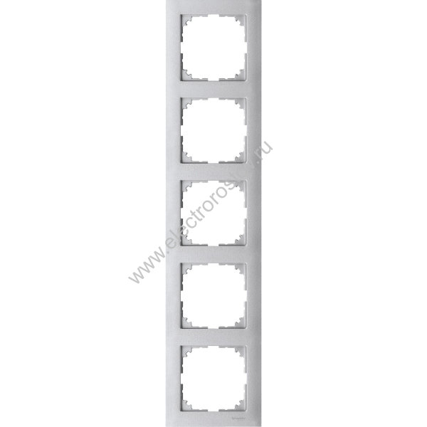 Schneider Electric Merten SM M-Pure Алюминий Рамка 5-ая