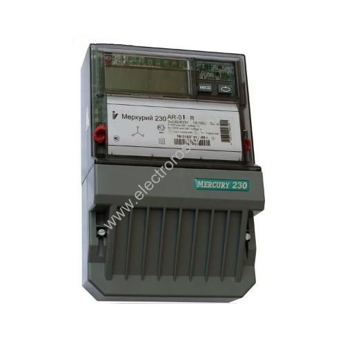 Счетчик электроэнергии 3Ф Меркурий-230 AR-01 R 3ф 5-60А RS485