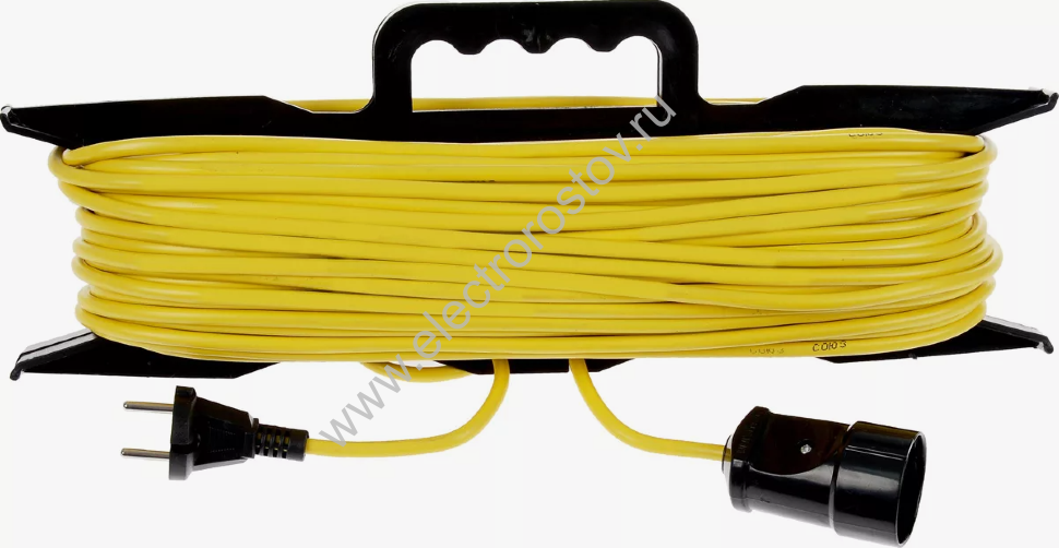 Удлинитель на рамке 20м ПВС 2200 Вт з/к Союз