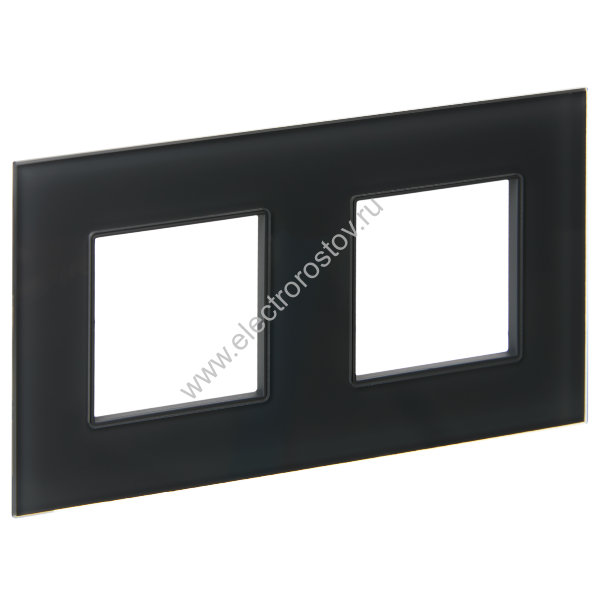 IEK SKANDY Стекло Графит Рамка 2-ая SK-F22G