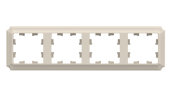 Systeme Electric AtlasDesign Antique Бежевый Рамка 4-ая, универсальная