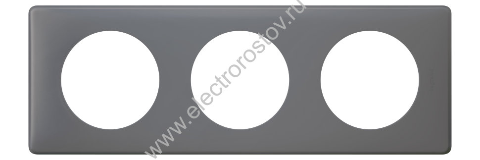 Celiane Перкаль фиолетовая Рамка 3-ая (2+2+2 мод) Legrand