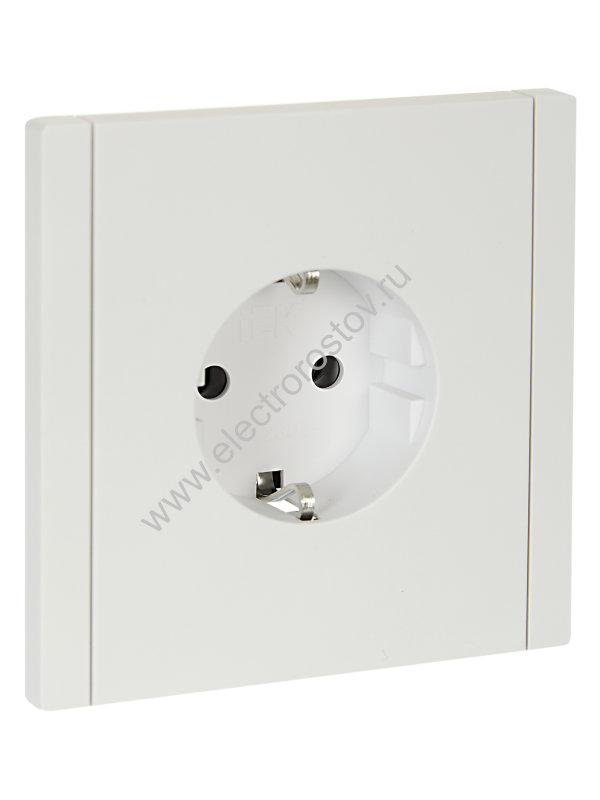 IEK FORTE&PIANO Белый Розетка с/з безвинтовое крепление 16А FP214