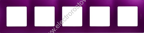 Etika Сливовая Рамка 5-ая Legrand