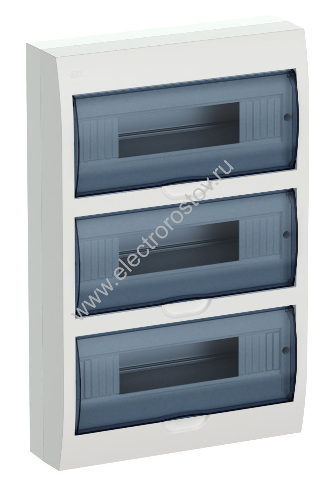 KREPTA 3 Корпус пластиковый накладной ЩРН-П-36 IP41 белый IEK