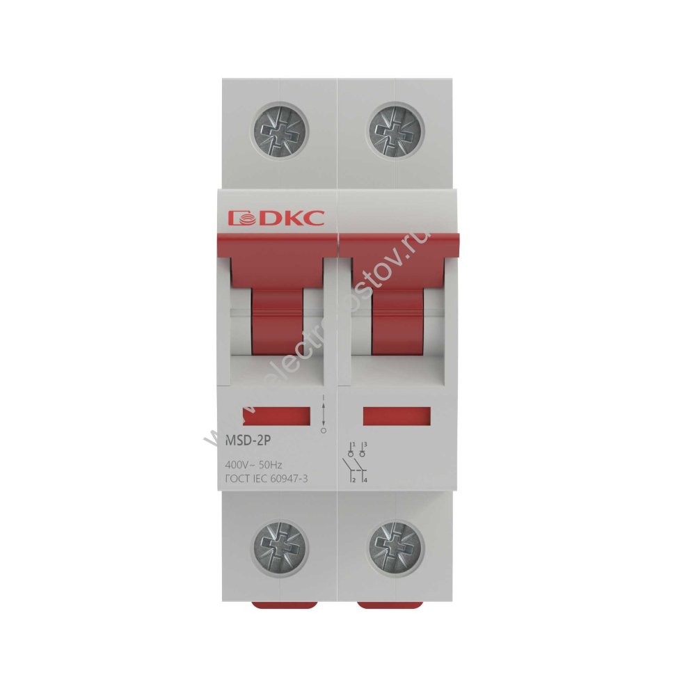DKC YON max Выключатель нагрузки модульный MSD 2P 100A