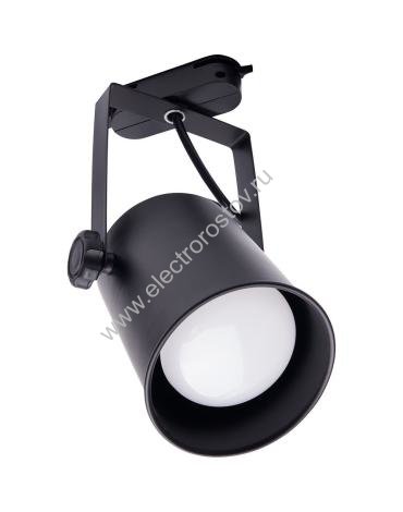 Светильник AL157 трековый однофазный на шинопровод под лампу E27, черный Feron