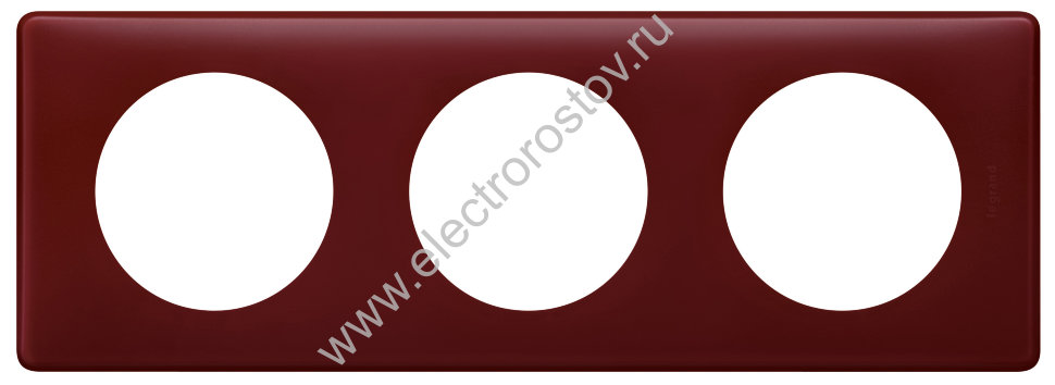 Celiane Перкаль бордо Рамка 3-ая (2+2+2 мод) Legrand