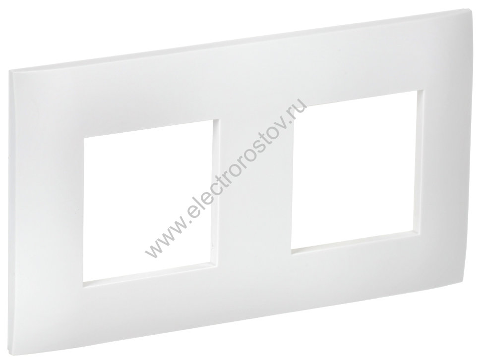 IEK SKANDY Арктический белый Рамка 2-ая SK-F02W