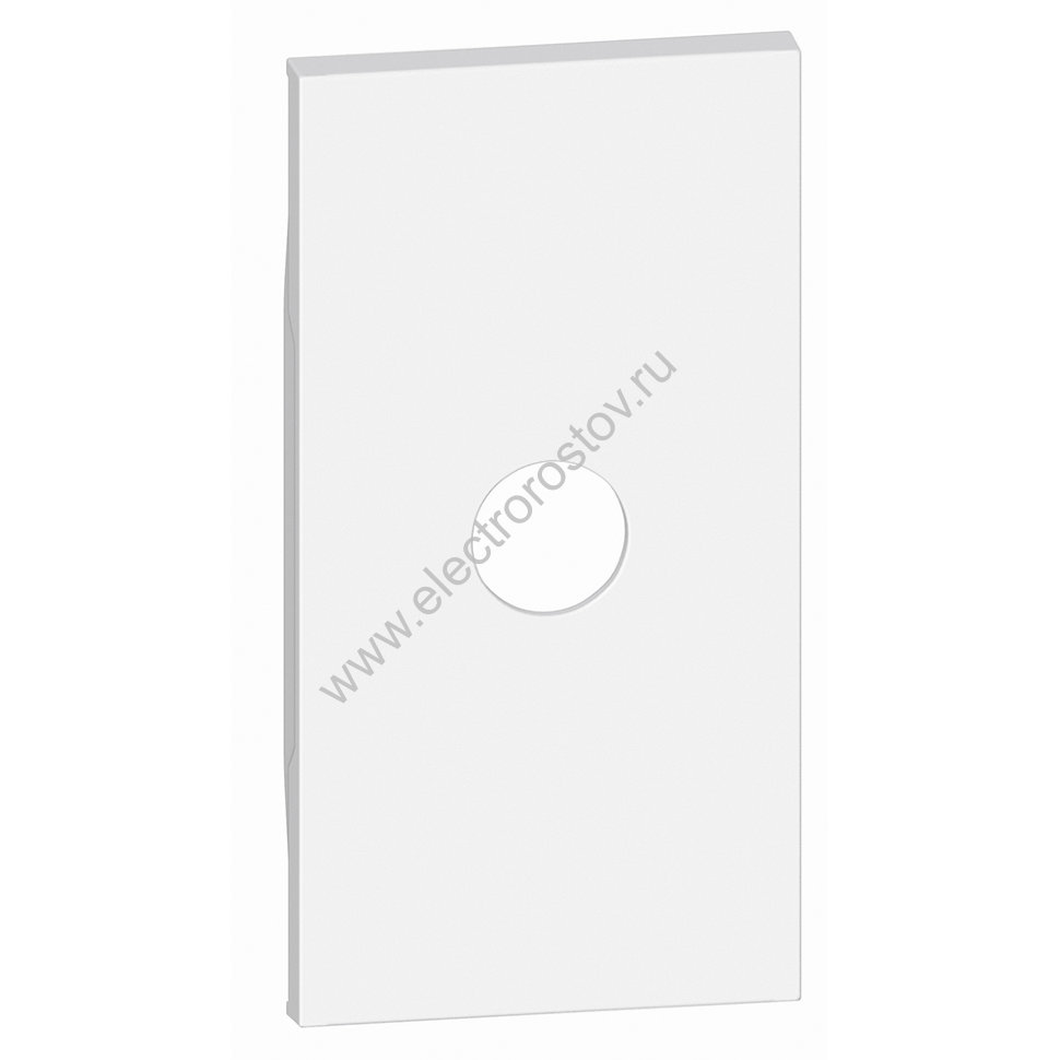 BT Living now Белый Лицевая панель для TV розеток и каб выводов с 1 отверстием 2 мод