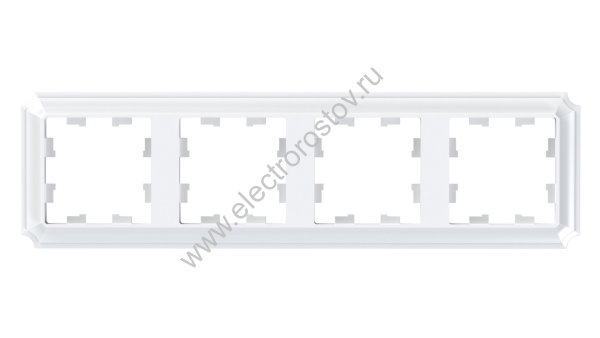 Systeme Electric AtlasDesign Antique Белый Рамка 4-ая