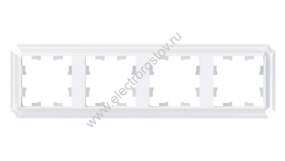 Systeme Electric AtlasDesign Antique Белый Рамка 4-ая