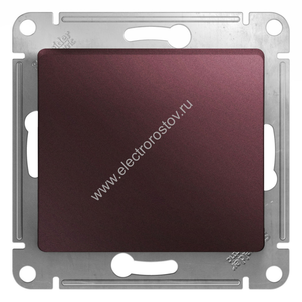 Glossa Баклажановый Переключатель 1-клавишный Schneider Electric