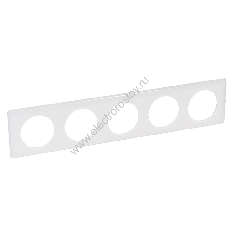 Celiane Белый глянец Рамка 5-ая (2+2+2+2+2 мод) Legrand