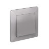 Systeme Electric AtlasDesign Air Алюминий/дымчатый черный Рамка 1-ая