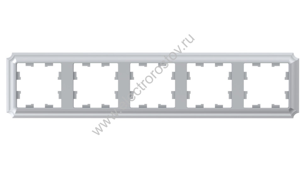 Systeme Electric AtlasDesign Antique Алюминий Рамка 5-ая, универсальная