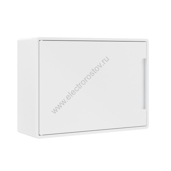 Щиток 12 мод настенный ФРЕЙМ, белый, с белой дверцей, с 2 шинами PEN на 6 и 8 отв.