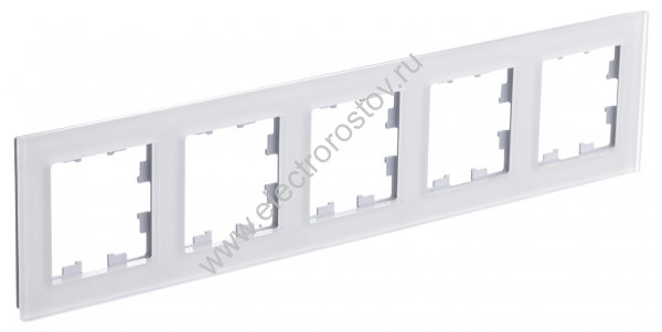 AtlasDesign Nature Матовое стекло белый Рамка 5-ая Schneider Electric
