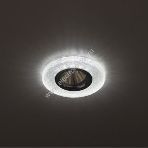 Светильник декор со светодиодной подсветкой, прозрачный ЭРА