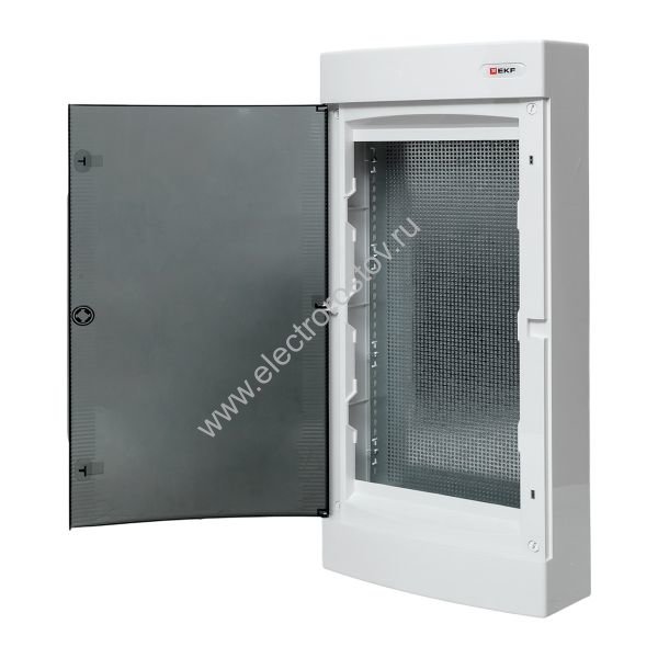Щит слаботочный навесной "Unix" прозрачная дверь 4 габарит увеличенный IP40 EKF PROxima