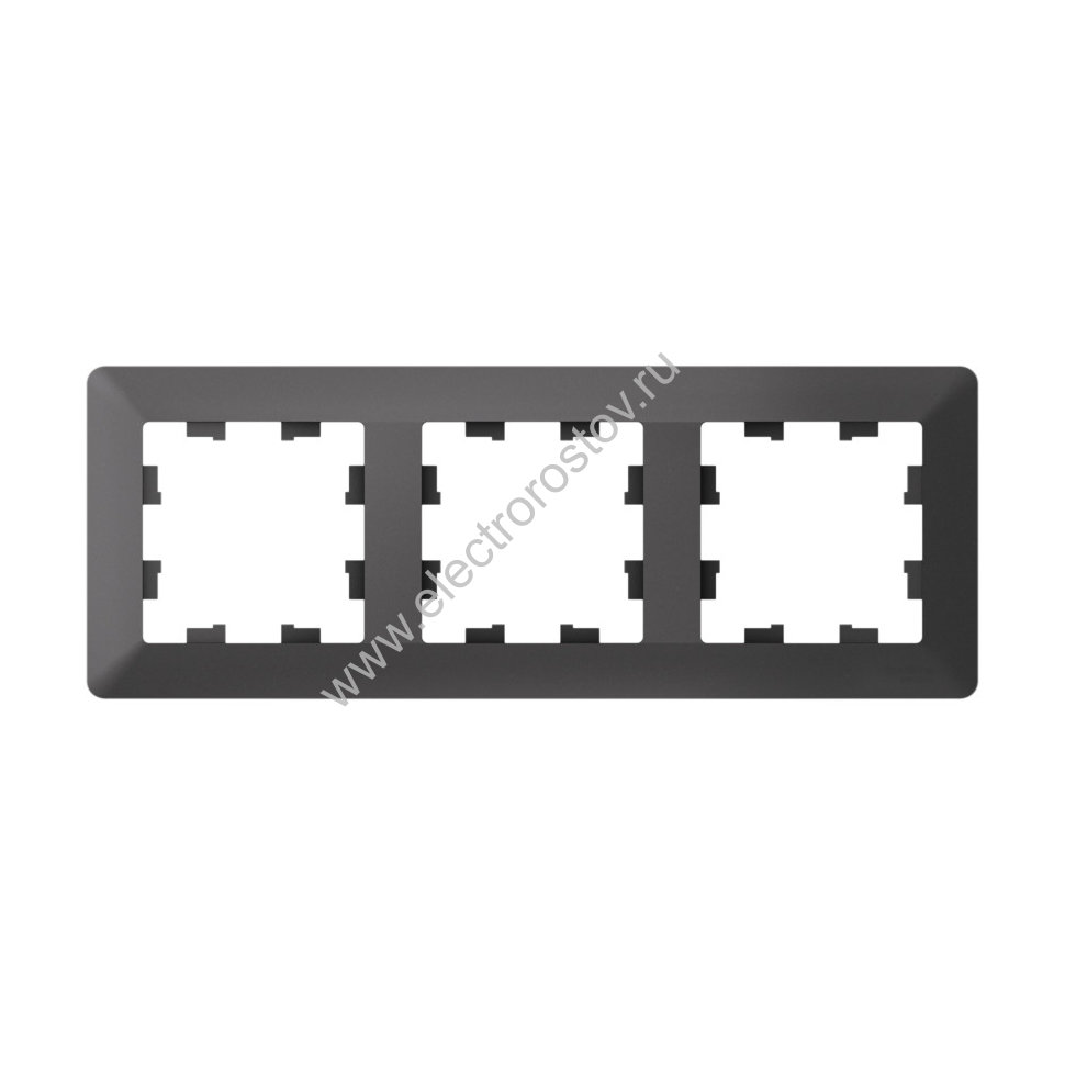 Systeme Electric AtlasDesign Air Базальт/дымчатый черный Рамка 3-ая