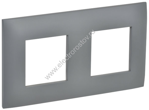 IEK SKANDY Серый Рамка 2-ая SK-F02Gr