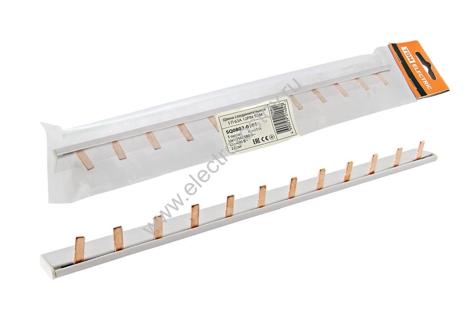 Шина соединительная PIN 1ф 12 мод. 63А TDM