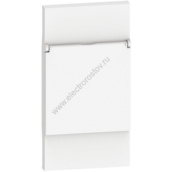 BT Living now Белый Лицевая панель с крышкой для розеток 2К+З немецкого стандарта 2 мод