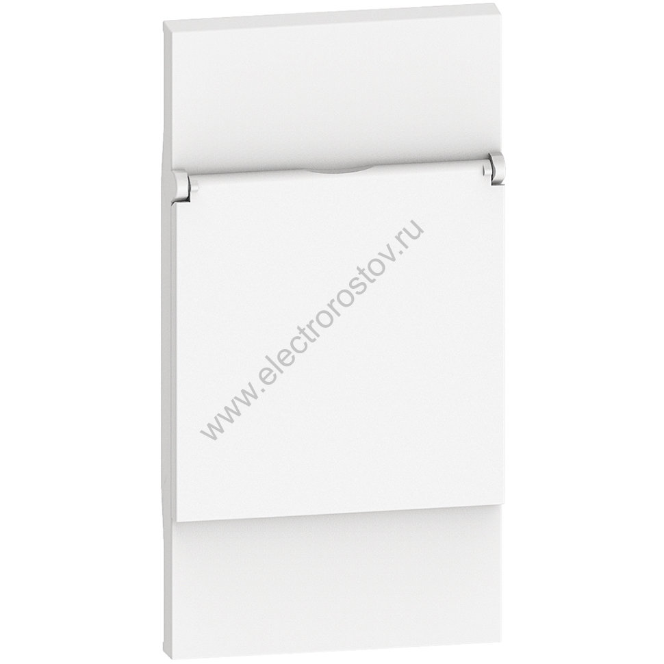 BT Living now Белый Лицевая панель с крышкой для розеток 2К+З немецкого стандарта 2 мод