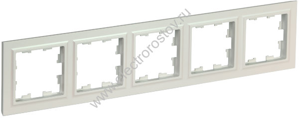 IEK BRITE BASE Жемчуг Рамка 5-м РУ-5-БрЖ