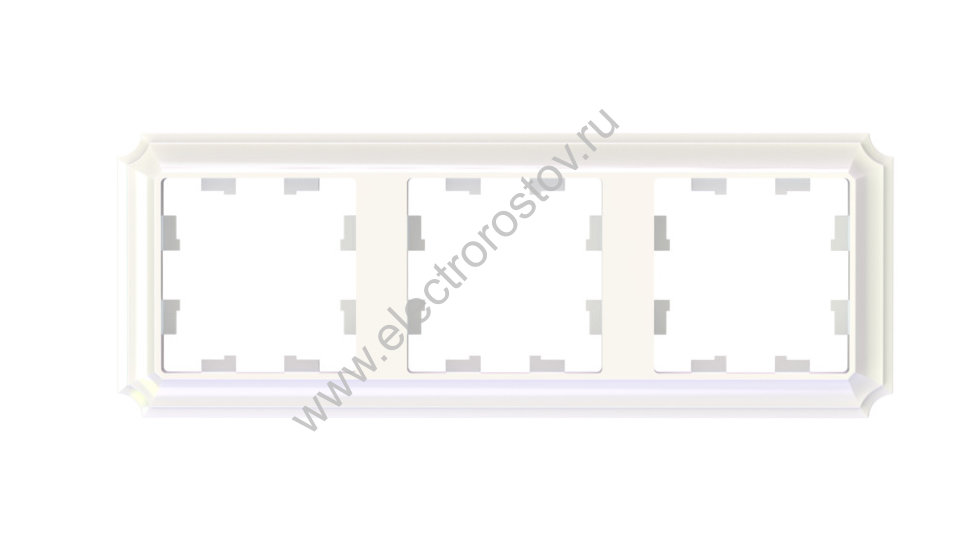 Systeme Electric AtlasDesign Antique Жемчуг Рамка 3-ая, универсальная
