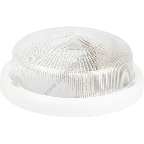Светильник НБО круг, рассеиватель стекло "Рондо" IP44 E27 max 100Вт ЭРА