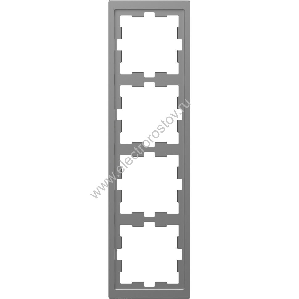 Schneider Electric Merten D-Life Нержавеющая Сталь Рамка 4-ая