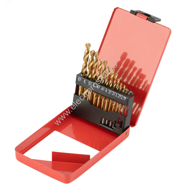 Набор сверл по металлу нитридтитан. 13 шт.(1.5-6,5мм) Matrix