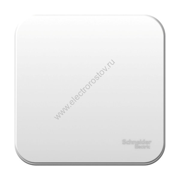 Blanca наруж Белый Выключатель 1-клавишный 6А, 250В, изолир. пластина Schneider Electric