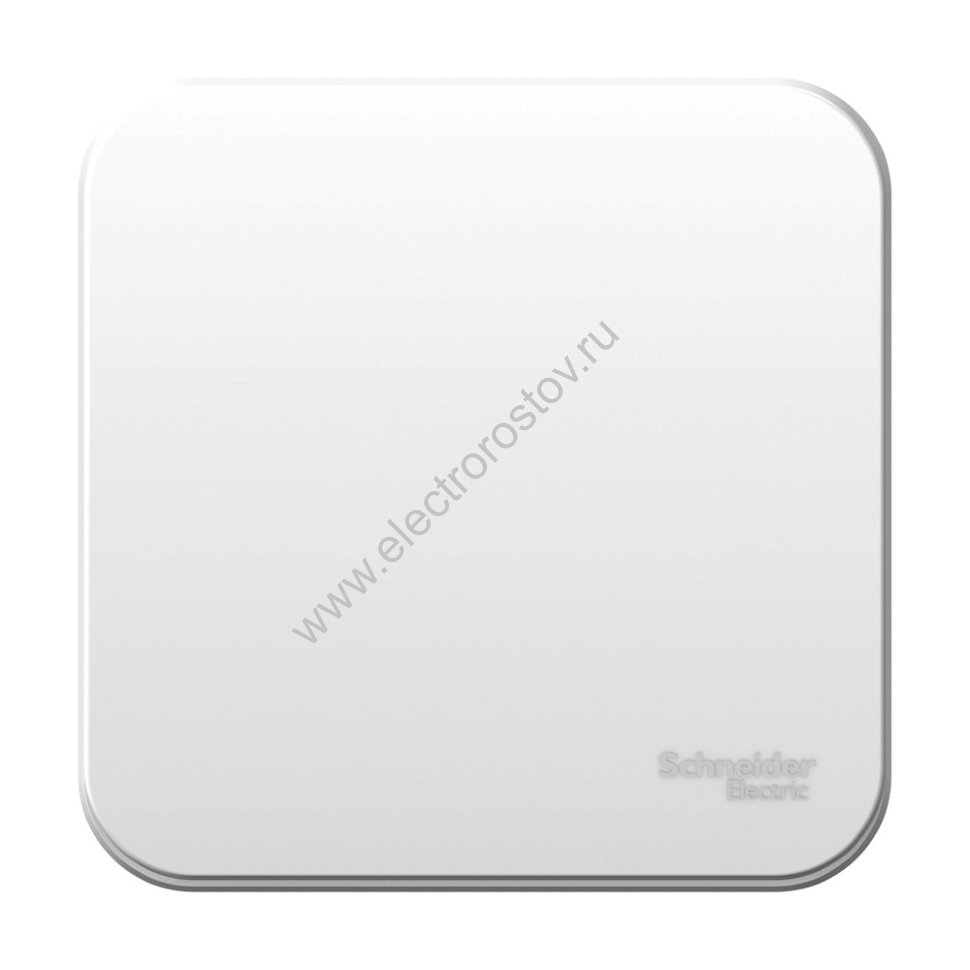 Blanca наруж Белый Выключатель 1-клавишный 6А, 250В, изолир. пластина Schneider Electric
