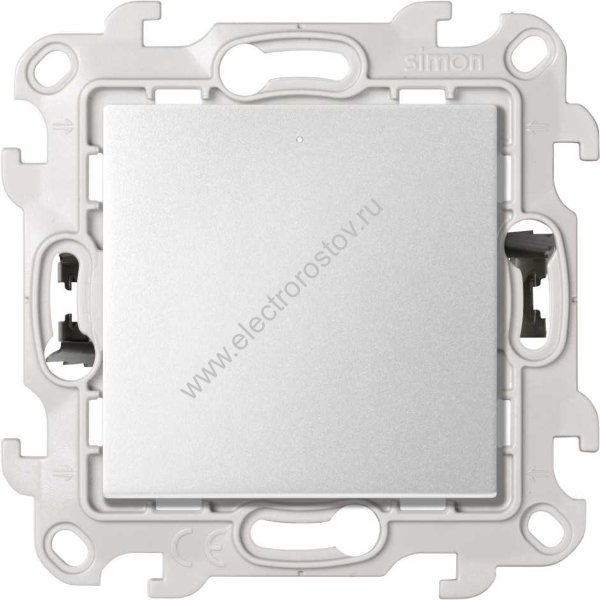 Simon 24 Алюминий Переключатель 1-клавишный Push and Go Simon