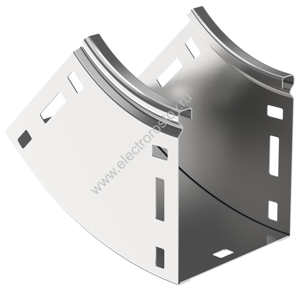 IEK ESCA Поворот плавный 45град тип В10 ESCA 100х100мм