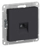 AtlasDesign Карбон Розетка телефонная RJ11 Schneider Electric