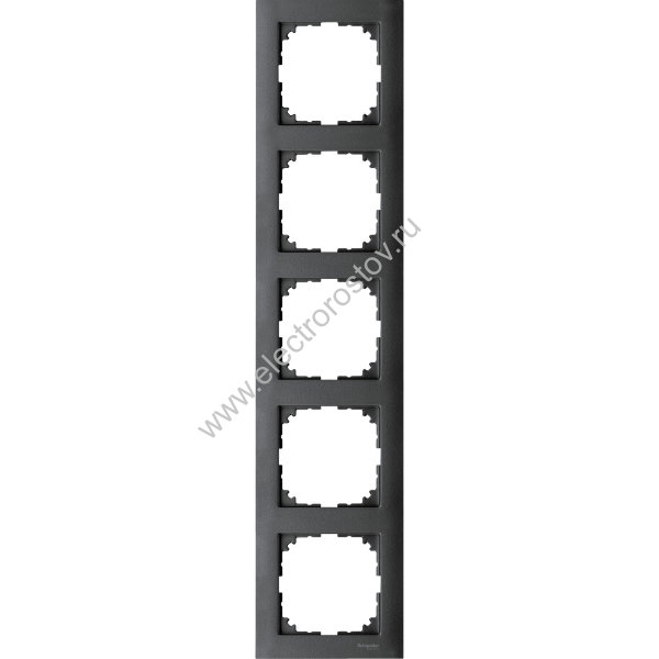 Schneider Electric Merten SM M-Pure Антрацит Рамка 5-ая