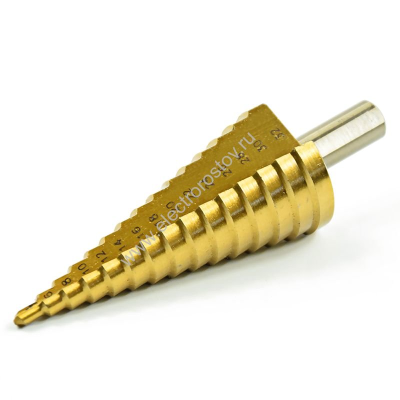 Сверло ступенчатое (4-32 мм; HSS-TiN) MATRIX