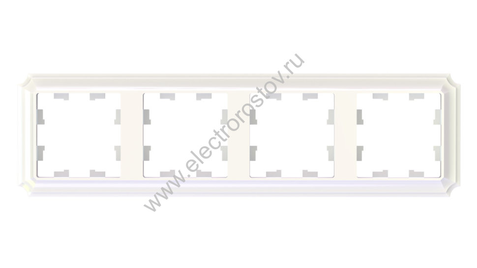 Systeme Electric AtlasDesign Antique Жемчуг Рамка 4-ая, универсальная
