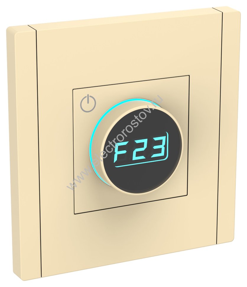 IEK FORTE&PIANO Ваниль Термостат электронный с индикатором FP452