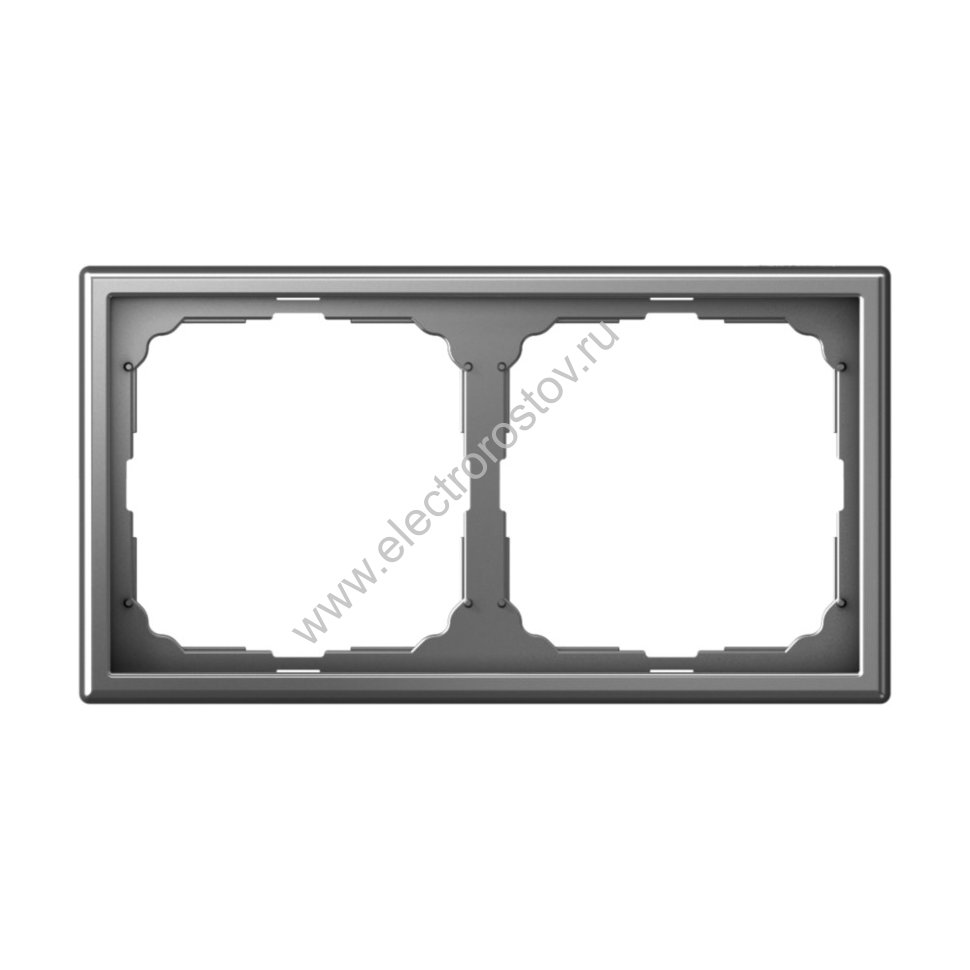 Systeme Electric ArtGallery Сталь Рамка 2-ая, универсальная 