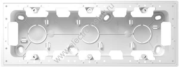 Simon 24 Алюминий Коробка подъемная на 3 поста для накладного монтажа Simon
