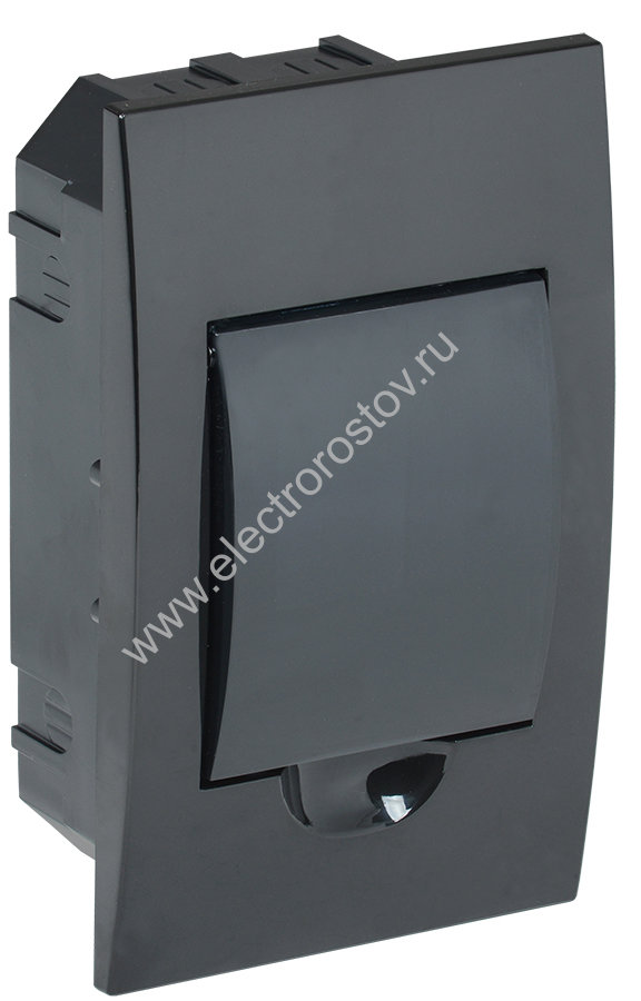 KREPTA 3 Корпус пластиковый встраиваемый ЩРВ-П-4 IP41 черный IEK