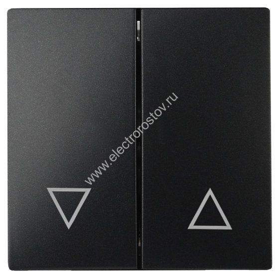 Elegance Антрацит Клавиши для жалюз. выключателя ЭРА